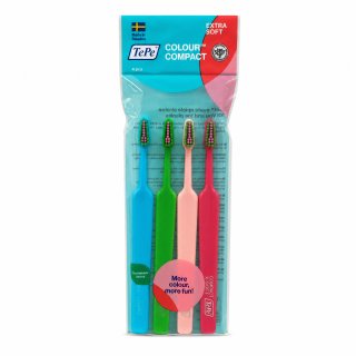 TePe Colour Compact zobna ščetka Toothbrush 4 pcs Extra Soft