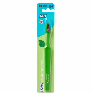TePe Colour Compact zobna ščetka Extra Soft Toothbrush Green