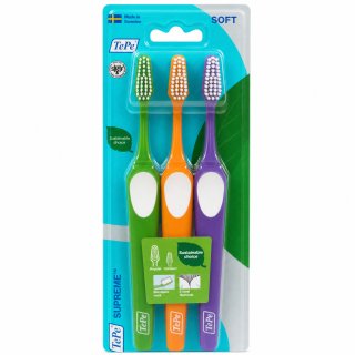 TePe Supreme zobna ščetka Toothbrush 3 pcs Soft