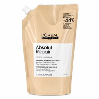 L´Oréal Professionnel Série Expert Absolut Repair Protein + Omega 9 Professional Shampoo negovalni šampon za suhe in poškodovane lase Refill 1000 ml