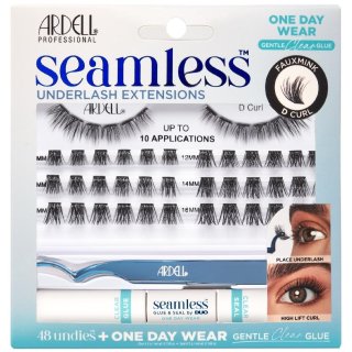 Ardell Seamless Underlash Extensions Kit komplet za dopolnjevanje trepalnic Fauxmink D Curl