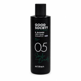 Artègo Good Society 05 B_Blonde Grey Pearl Shampoo tonizirajoči šampon za platinasto blond in sive lase 250 ml