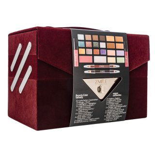 Zmile Cosmetics Beauty Case Velvety kozmetična torbica 74 pcs