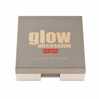 Pupa Glow Obsession Compact Highlighter osvetljevalec 100 Light Gold 6 g