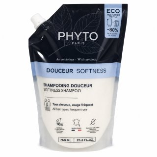 Phyto Softness Shampoo gladilni šampon za vse vrste las Refill 750 ml