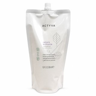 Kemon Actyva Colore Brillante Protection and Shine Shampoo zaščitni šampon za barvane lase Refill 500 ml