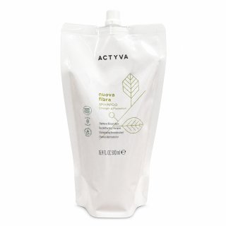 Kemon Actyva Nuova Fibra Reconstructing Shampoo negovalni šampon za krepitev lasnih vlaken Refill 500 ml