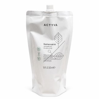 Kemon Actyva Benessere Sensitive Scalp Shampoo šampon za krepitev za občutljivo lasišče Refill 500 ml