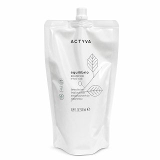 Kemon Actyva Equilibrio Greasy Scalp Shampoo šampon za čiščenje za hitro mastne lase Refill 500 ml