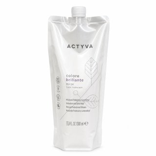 Kemon Actyva Colore Brillante Protection and Shine Mask krepilna maska za sijaj in zaščito barvanih las Refill 1000 ml