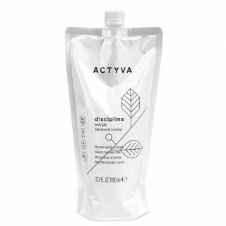 Kemon Actyva Disciplina Silkiness & Control Mask krepilna maska za goste in neurejene lase Refill 1000 ml