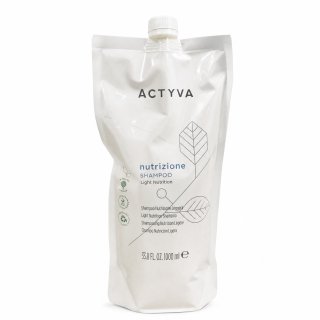 Kemon Actyva Nutrizione Light Nutrition Shampoo negovalni šampon za tanke lase Refill 1000 ml