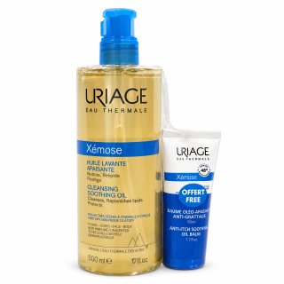 Uriage Xémose komplet za nego kože Cleansing Soothing Oil   Anti-Itch Soothing Oil Balm 500 ml   50 ml