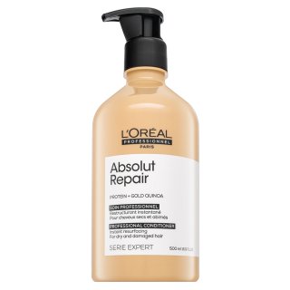L´Oréal Professionnel Série Expert Absolut Repair Gold Quinoa + Protein Conditioner Balzam za zelo poškodovane lase 500 ml