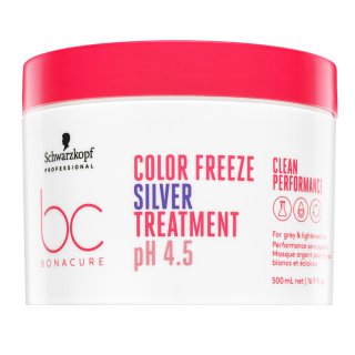 Schwarzkopf Professional BC Bonacure Color Freeze Silver Treatment pH 4.5 Clean Performance maska za nevtralizacijo rumenih tonov 500 ml