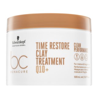 Schwarzkopf Professional BC Bonacure Time Restore Clay Treatment Q10+ krepilna maska za zrele lase 500 ml