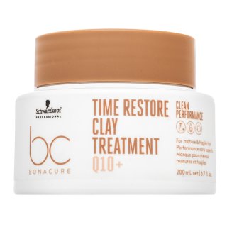 Schwarzkopf Professional BC Bonacure Time Restore Clay Treatment Q10+ negovalna maska za zrele lase 200 ml