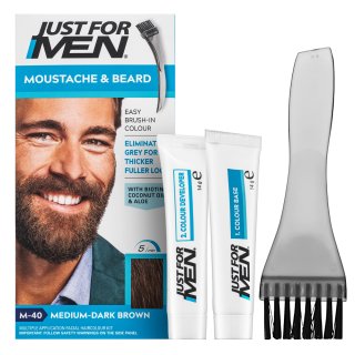 Just For Men Moustache & Beard Color barva brade M40 Medium-Dark Brown