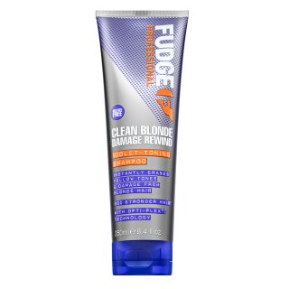 Fudge Professional Clean Blonde Damage Rewind Violet-Toning Shampoo tonizirajoči šampon za svetle lase 250 ml
