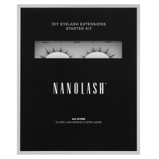 Nanolash DIY Eyelash Extensions Starter Kit nastavite za podaljševanje trepalnic doma Flirty