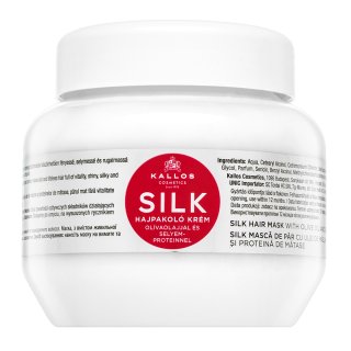 Kallos Silk Hair Mask gladilna maska za goste in neurejene lase 275 ml