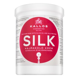 Kallos Silk Hair Mask gladilna maska za goste in neurejene lase 1000 ml
