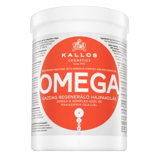 Kallos Omega Rich Repair Hair Mask negovalna maska za poškodovane lase 1000 ml