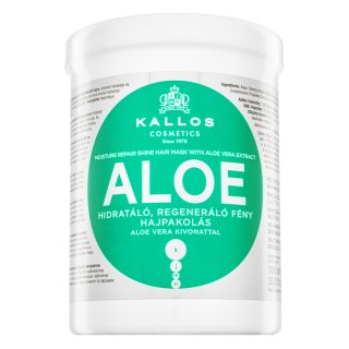 Kallos Aloe Moisture Repair Shine Hair Mask negovalna maska za mehke in sijoče lase 1000 ml