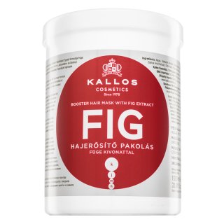 Kallos Fig Booster Hair Mask krepilna maska za vse vrste las 1000 ml