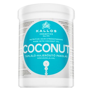Kallos Coconut Nutritive-Hair Strengthening Mask krepilna maska za vse vrste las 1000 ml