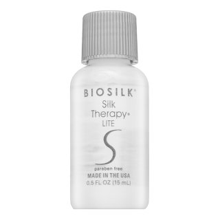 BioSilk Silk Therapy Lite nega brez izpiranja za regeneracijo, prehrano in zaščito las 15 ml