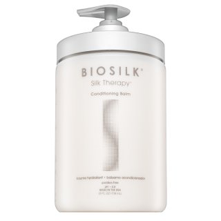 BioSilk Silk Therapy Conditioning Balm gladilna maska za mehke in sijoče lase 739 ml