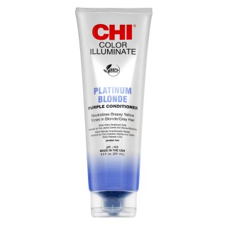 CHI Ionic Color Illuminate Conditioner tonizirajoči balzam za poživitev barve Platinum Blonde 251 ml