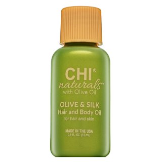 CHI Naturals with Olive Oil Olive & Silk Hair and Body Oil olje za lase in telo 15 ml