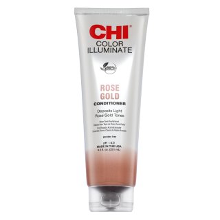 CHI Ionic Color Illuminate Conditioner tonizirajoči balzam za poživitev barve Rose Gold 251 ml