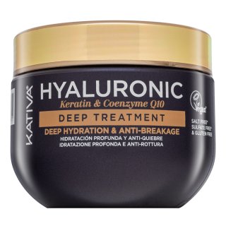 Kativa Hyaluronic Keratin - Coenzyme Q10 Deep Treatment krepilna maska s hialuronsko kislino 300 ml