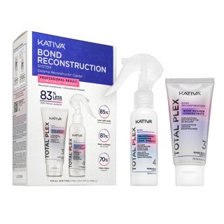 Kativa Bond Reconstruction System Total Plex zdravljenje las za poškodovane lase 70 ml + 60 ml