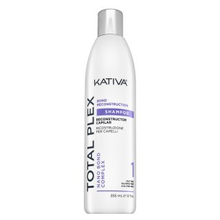 Kativa Total Plex Bond Reconstruction 1 Shampoo Šampon za krepitev lasnih vlaken 355 ml
