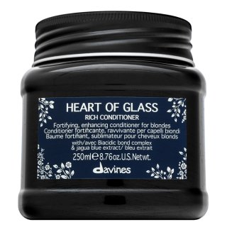 Davines Heart Of Glass Rich Conditioner krepilni balzam za svetle lase 250 ml