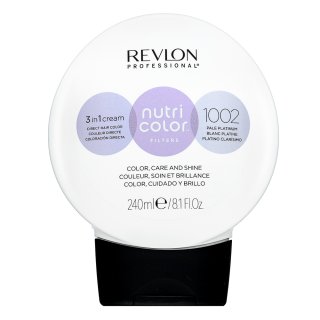 Revlon Professional Nutri Color Filters 3in1 Cream negovalna maska z barvnimi pigmenti za poživitev barve 1002 Pale Platinum 240 ml