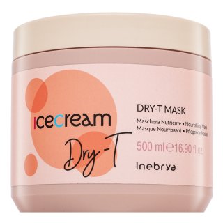 Inebrya Ice Cream Dry-T Dry-T Mask vlažilna maska za suhe in krhke lase 500 ml