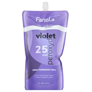 Fanola No Yellow Color Violet Peroxyde razvijanje emulzij za nevtralizacijo rumenih tonov 7% 25 Vol. 1000 ml