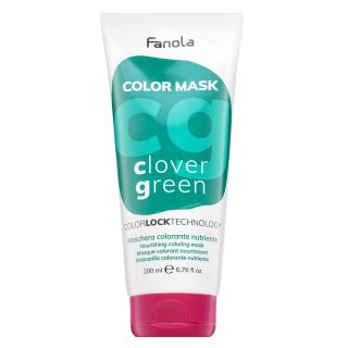 Fanola Color Mask negovalna maska z barvnimi pigmenti za poživitev barve Clover Green 200 ml