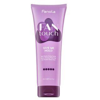 Fanola Fan Touch Give Me Hold Extra Strong Fluid Gel gel za lase za zelo močno pritrditev 250 ml