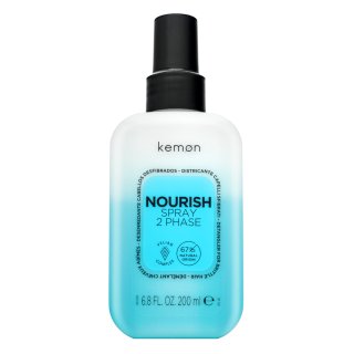 Kemon Nourish Spray 2 Phase nega brez izpiranja za suhe in poškodovane lase 200 ml