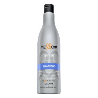 Alfaparf Milano Yellow Silver Shampoo nevtralizacijski šampon za platinasto blond in sive lase 500 ml