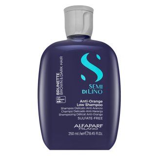 Alfaparf Milano Semi Di Lino Brunette Anti-Orange Low Shampoo nevtralizacijski šampon za rjave odtenke 250 ml