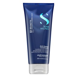 Alfaparf Milano Semi Di Lino Brunette Anti-Orange Conditioner tonizirajoči balzam za rjave odtenke 200 ml