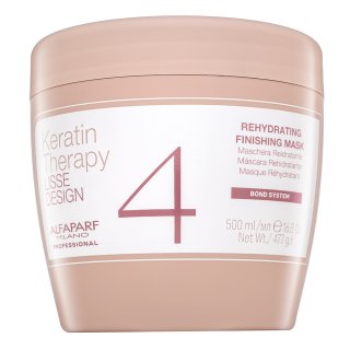 Alfaparf Milano Lisse Design Keratin Therapy Rehydrating Finishing Mask negovalna maska za suhe in poškodovane lase 500 ml