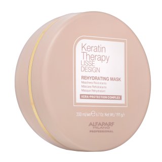 Alfaparf Milano Lisse Design Keratin Therapy Rehydrating Mask negovalna maska za suhe in poškodovane lase 200 ml